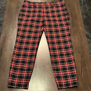 Zara Plaid Ankle Pants